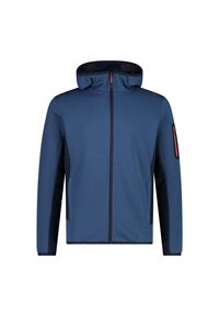 Bluza męska turystyczna CMP 34E7577. Kolor: niebieski. Materiał: polar. Sport: turystyka piesza #1