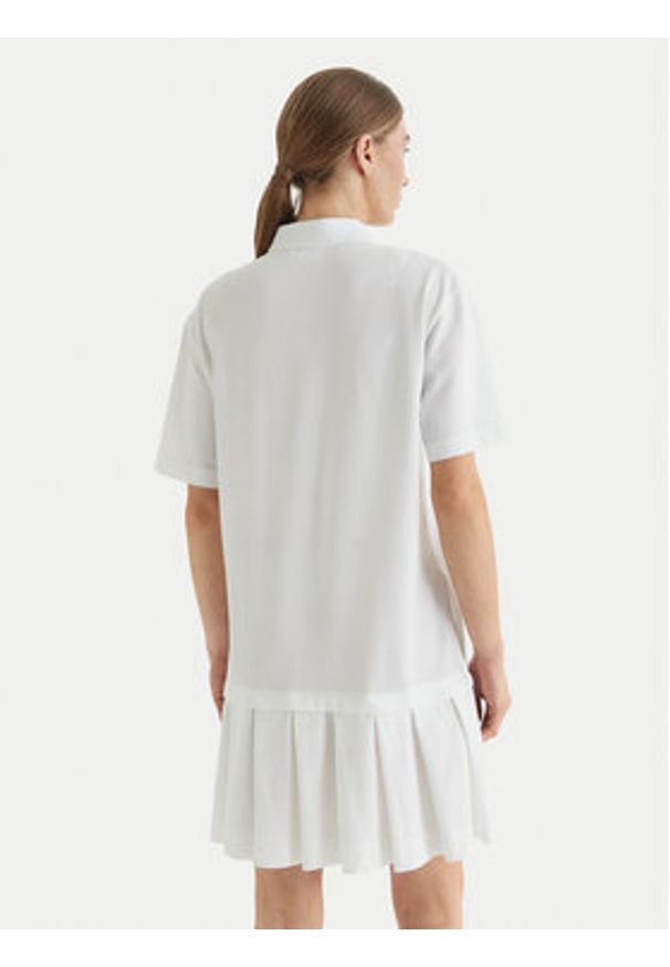 JOOP! Jeans Sukienka codzienna Tadena 30100680 Biały Regular Fit. Okazja: na co dzień. Kolor: biały. Materiał: syntetyk. Typ sukienki: proste. Styl: casual