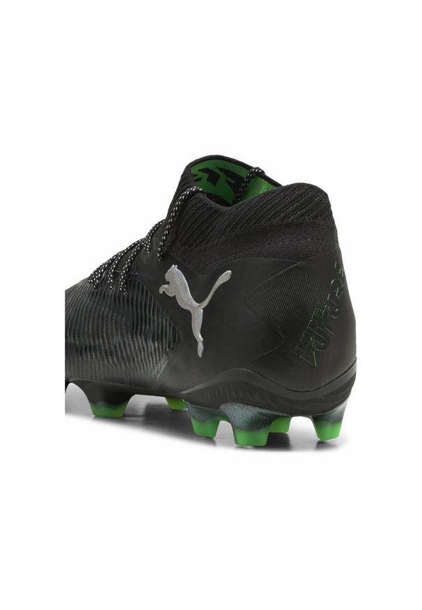 Puma - Buty piłkarskie FUTURE 8 ULTIMATE FG PUMA Black Cool Light Gray Fluo Green. Kolor: wielokolorowy, czarny, zielony. Sport: piłka nożna