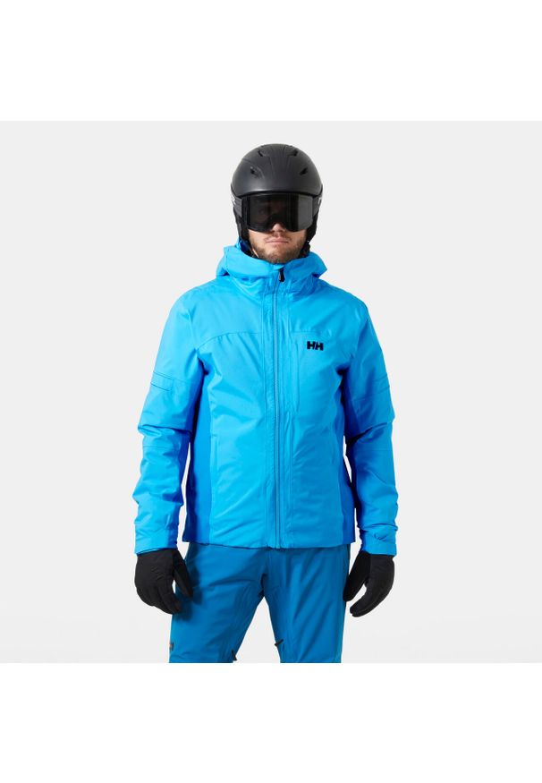 Kurtka narciarska Helly Hansen Courchevel. Kolor: szary, niebieski, wielokolorowy. Sezon: zima. Sport: narciarstwo