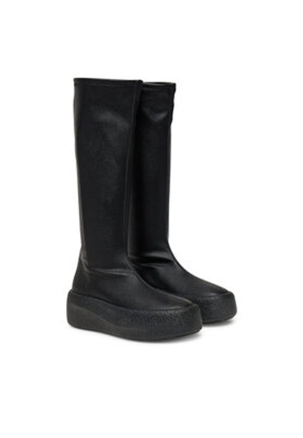 Vic Matié Kozaki 1H4108D F04W020101 Czarny. Kolor: czarny. Materiał: skóra