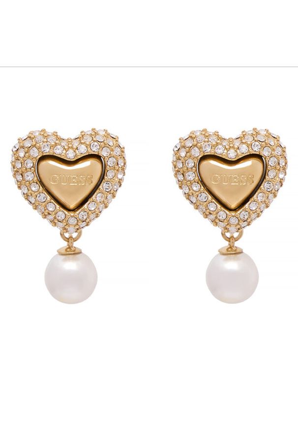 Guess Kolczyki JUBE06 006JW Złoty. Materiał: ze stali nierdzewnej, ze stali. Kolor: złoty