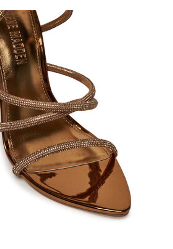 Steve Madden Sandały Sky High SM11003639 Złoty. Kolor: złoty. Materiał: materiał