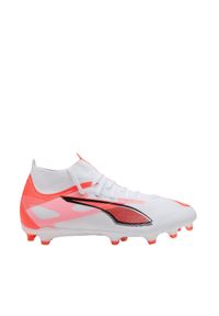 Buty piłkarskie Puma Ultra 5 Match+ FG/AG. Kolor: biały, wielokolorowy, różowy, czarny. Sport: piłka nożna