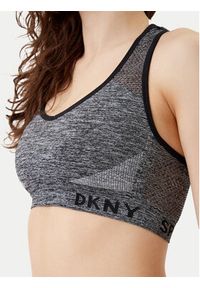DKNY Sport Biustonosz top DP8T5945 Szary. Kolor: szary. Materiał: syntetyk