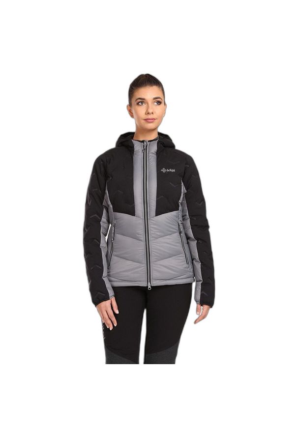 Damska kurtka puchowa Kilpi Tevery. Kolor: czarny. Materiał: puch. Technologia: Primaloft. Sport: turystyka piesza, narciarstwo