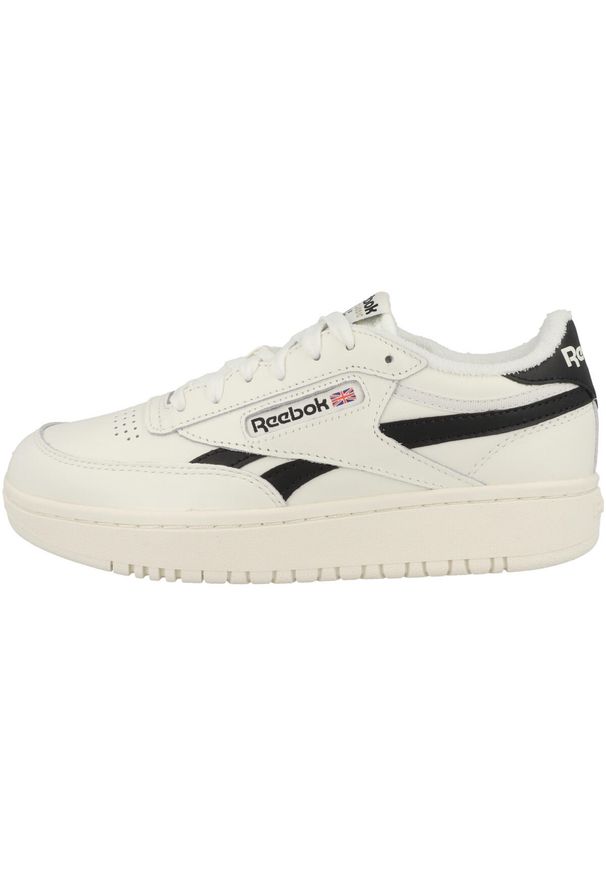 Buty do chodzenia damskie Reebok Damskie Club C Double Revenge. Kolor: wielokolorowy, czarny. Materiał: materiał, skóra, syntetyk. Szerokość cholewki: normalna. Model: Reebok Club. Sport: turystyka piesza