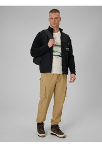 4f - 4F T-shirt regular z nadrukiem męski - biały XL. Okazja: na co dzień. Kolor: biały. Materiał: dzianina, bawełna. Długość rękawa: krótki rękaw. Długość: krótkie. Wzór: nadruk. Styl: casual #2