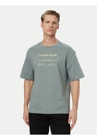 Calvin Klein Jeans T-Shirt LV04RE827G Szary Regular Fit. Kolor: szary. Materiał: bawełna #1