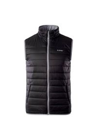 Hi-tec - Kamizelka bezrękawnik męski Hi-Tec Solner - ciemnoszary, Rozmiar M. Typ kołnierza: kołnierzyk stójkowy. Kolor: szary. Materiał: poliester, nylon. Długość rękawa: bez rękawów #1