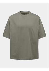 Only & Sons T-Shirt Millenium 22027787 Szary Oversize. Kolor: szary. Materiał: bawełna #4
