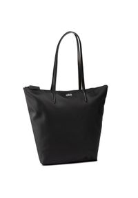 Lacoste Torebka Vertical Shopping Bag NF1890PO Czarny. Kolor: czarny. Materiał: skórzane #1