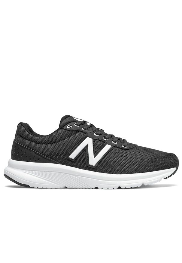 Buty New Balance M411LB2 - czarne. Kolor: czarny. Materiał: materiał, syntetyk, guma. Szerokość cholewki: normalna. Sport: fitness