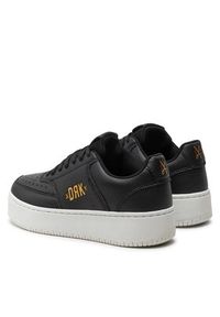 Dorko Sneakersy 90 Classic Platform DS24S20W Czarny. Kolor: czarny. Materiał: materiał. Obcas: na platformie #4