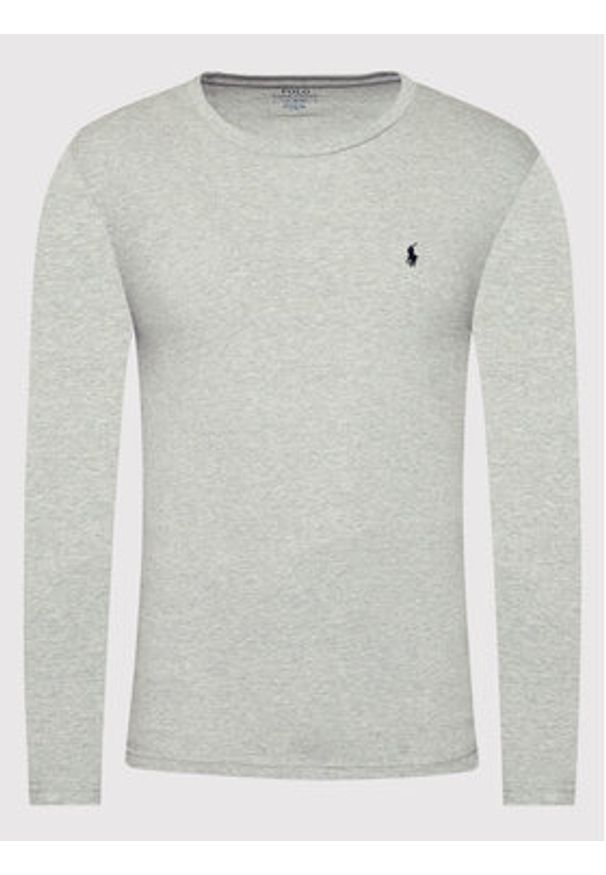 Polo Ralph Lauren Longsleeve Sle 714844759003 Szary Regular Fit. Typ kołnierza: polo. Kolor: szary. Materiał: bawełna. Długość rękawa: długi rękaw