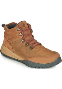 columbia - Buty Sneakersy Męskie Columbia Fairbanks Mid Waterproof. Kolor: brązowy