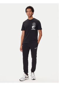 Napapijri T-Shirt S-Funes Ss NP0A88UA Czarny Regular Fit. Kolor: czarny. Materiał: bawełna