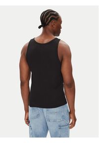 Tommy Jeans Tank top Classic Flag DM0DM21927 Czarny Slim Fit. Kolor: czarny. Materiał: bawełna #5