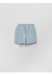 Reserved - Bawełniane szorty - jasnoniebieski. Kolor: niebieski. Materiał: bawełna #1