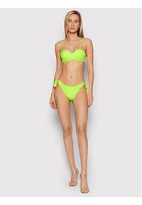 Guess Dół od bikini 02O20 MC044 Zielony. Kolor: zielony. Materiał: syntetyk