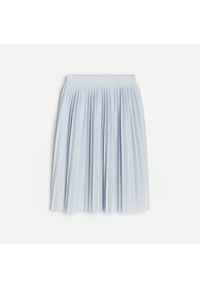 Reserved - Plisowana spódnica - Niebieski. Kolor: niebieski #1