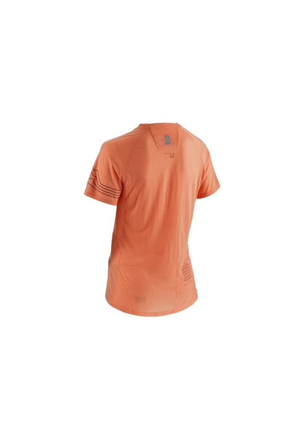 LEATT - Damski jersey Leatt AllMtn 2.0. Kolor: pomarańczowy, żółty, wielokolorowy. Materiał: jersey. Sport: kolarstwo