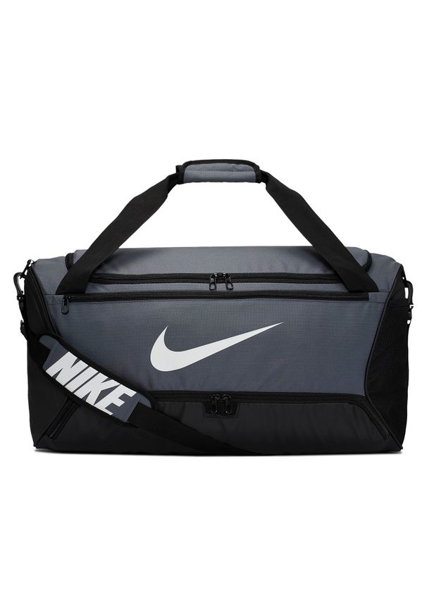 Torba sportowa Nike Brasilia 60 M 9.0 BA5955. Materiał: materiał, poliester. Wzór: paski