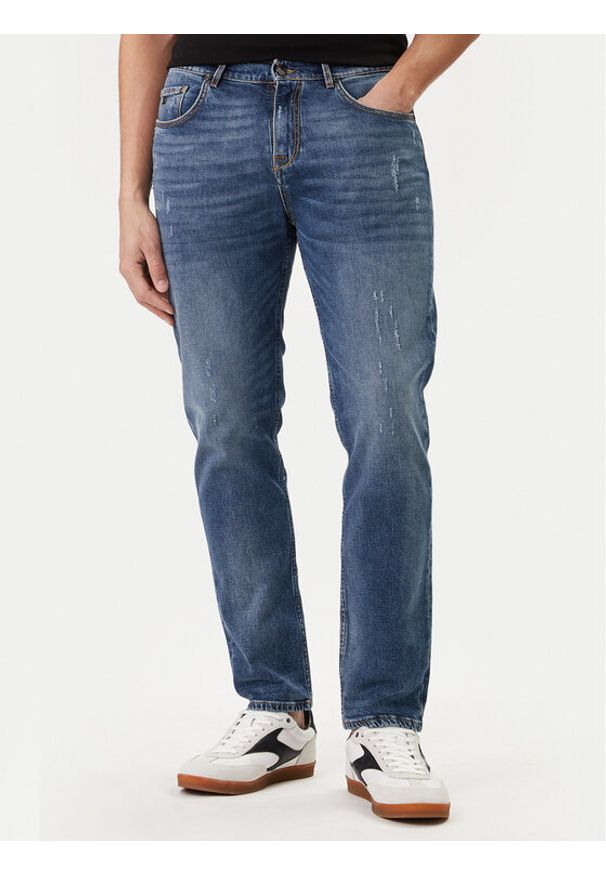 Karl Lagerfeld - KARL LAGERFELD Jeansy 265508 562850 Niebieski Slim Fit. Kolor: niebieski
