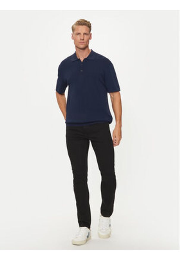 Lee Jeansy Luke 112119043 Czarny Slim Fit. Kolor: czarny