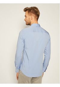 Tommy Jeans Koszula DM0DM04405 Błękitny Slim Fit. Kolor: niebieski. Materiał: bawełna