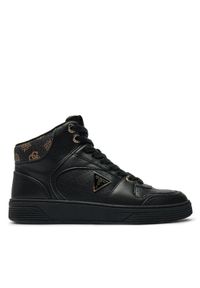 Guess Sneakersy Daiszey FLTDSZ FAL12 Czarny. Kolor: czarny. Materiał: skóra