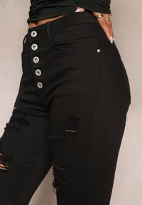 Renee - Czarne Jeansy Skinny z Wysokim Stanem Yholo. Stan: podwyższony. Kolor: czarny. Styl: klasyczny #3