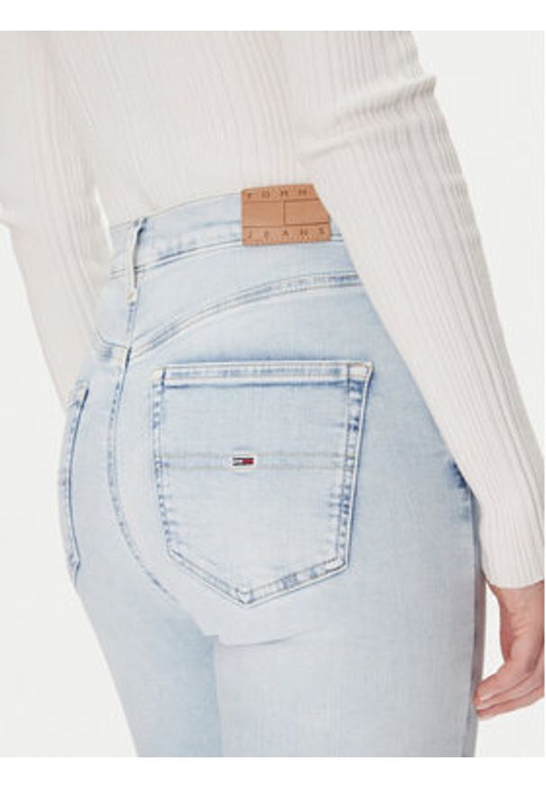Tommy Jeans Jeansy Sylvia Hgh Skn Bi1213 DW0DW20025 Niebieski Regular Fit. Kolor: niebieski