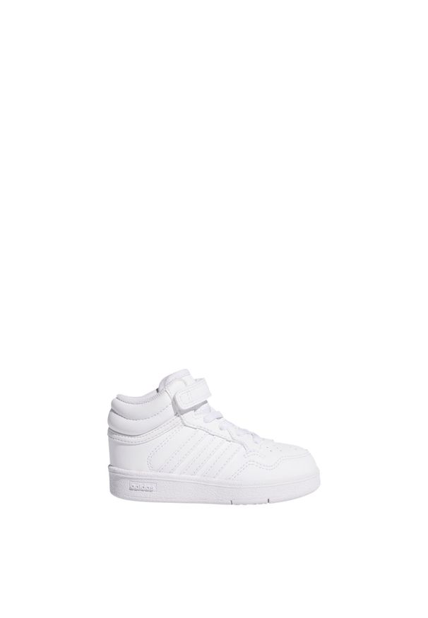 Adidas - Buty Hoops 4.0 Mid Kids. Okazja: na co dzień. Kolor: czarny, biały, wielokolorowy. Sport: koszykówka