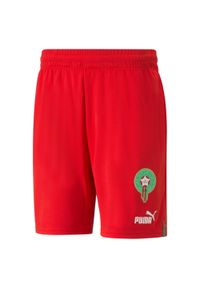 Puma - Maroko 22/23 Replika Szorty Męskie PUMA Red Power Green. Kolor: czerwony, wielokolorowy, zielony