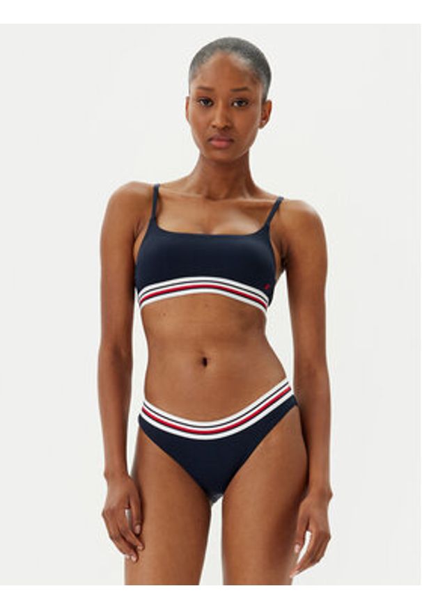 TOMMY HILFIGER - Tommy Hilfiger Dół od bikini UW0UW05830 Granatowy. Kolor: niebieski. Materiał: syntetyk