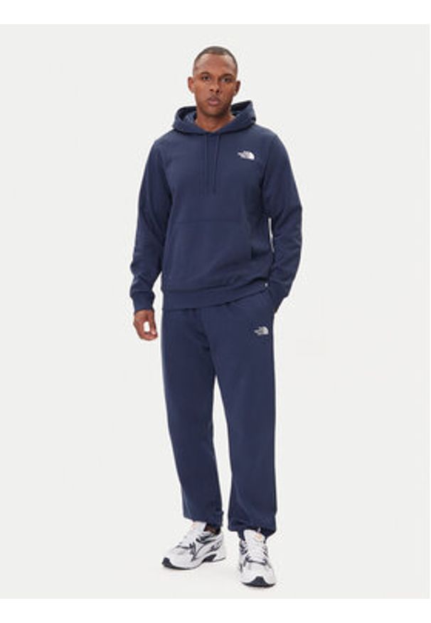 The North Face Bluza Simple Dome NF0A89FC Granatowy Regular Fit. Kolor: niebieski. Materiał: syntetyk