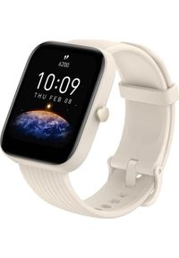 AMAZFIT - Smartwatch Amazfit Bip 3 Pro Beżowy (W2171OV3N). Rodzaj zegarka: smartwatch. Kolor: beżowy #1