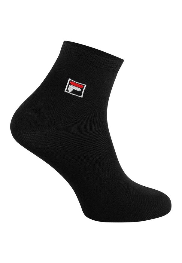 Skarpetki ponad kostę unisex Fila 3 pary. Kolor: czarny. Sport: turystyka piesza