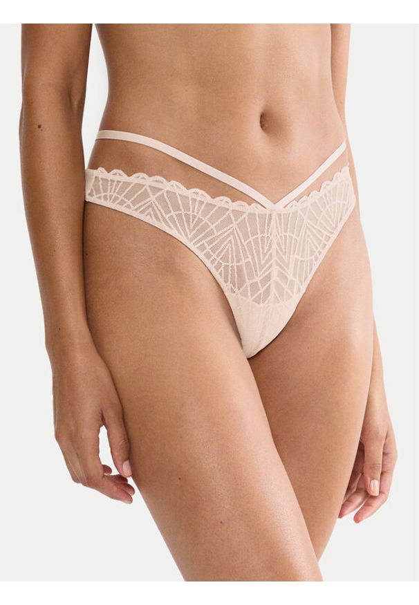 Triumph Stringi That Night In Vegas 10224867 Beżowy. Kolor: beżowy. Materiał: syntetyk