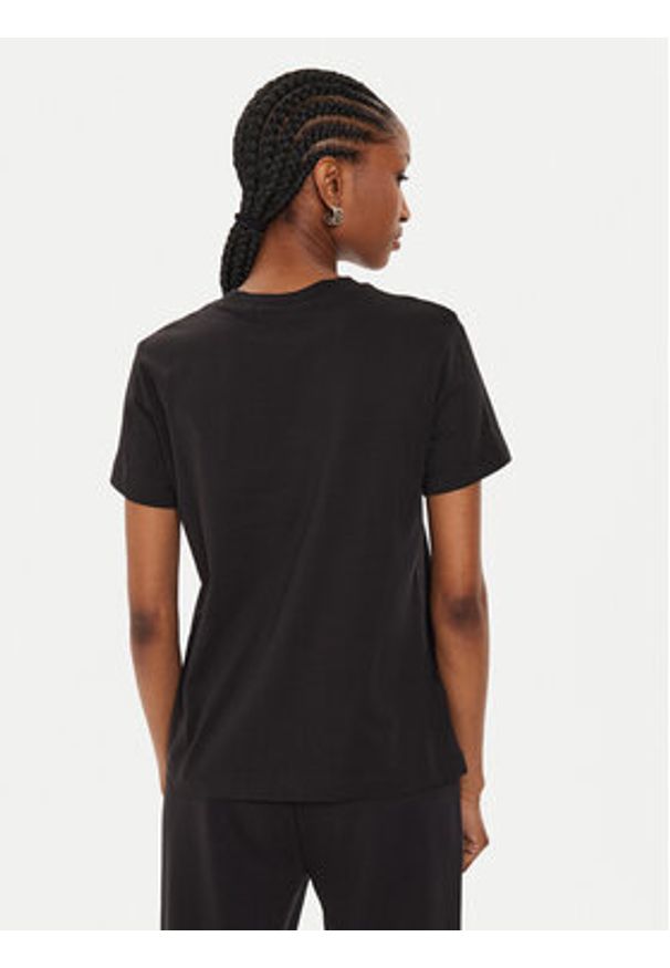Calvin Klein Jeans T-Shirt Outlined J20J224791 Czarny Regular Fit. Kolor: czarny. Materiał: bawełna