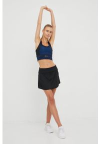 adidas Performance spódnica kolor czarny mini prosta. Okazja: na co dzień. Kolor: czarny. Materiał: skóra, dzianina, materiał. Wzór: gładki. Styl: casual #2