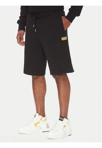 Versace Jeans Couture Szorty sportowe 78GADT08 Czarny Regular Fit. Kolor: czarny. Materiał: bawełna. Styl: sportowy