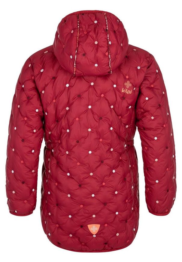 Płaszcz dziewczęcy ocieplany Kilpi DAMIA-JG. Kolor: czerwony, wielokolorowy, niebieski, szary. Materiał: nylon