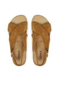 ONLY Shoes Sandały Onlava 15342054 Brązowy. Kolor: brązowy. Materiał: zamsz, skóra #6