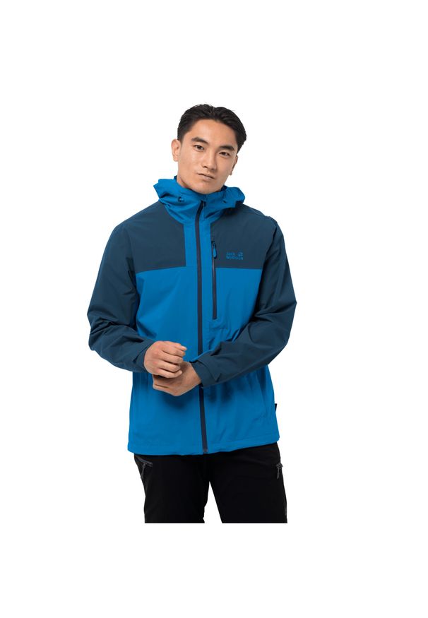 Kurtka wodoodporna Jack Wolfskin Go Hike. Kolor: niebieski