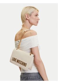 Love Moschino - LOVE MOSCHINO Torebka JC4192PP1MKD0110 Écru. Materiał: skórzane #3