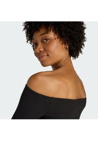 Adidas - adidas Bluzka Essentials KE3150 Czarny Slim Fit. Kolor: czarny. Materiał: wiskoza #3