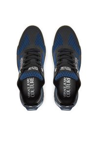 Versace Jeans Couture Sneakersy 78YA3SIB Czarny. Kolor: czarny. Materiał: skóra