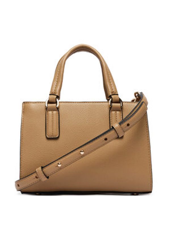 TOMMY HILFIGER - Tommy Hilfiger Torebka Th Daily Mini Tote AW0AW18379 Brązowy. Kolor: brązowy. Materiał: skórzane